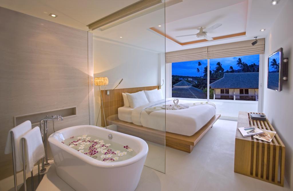 Panu Luxury Beachfront Apartments Bophut Habitación foto